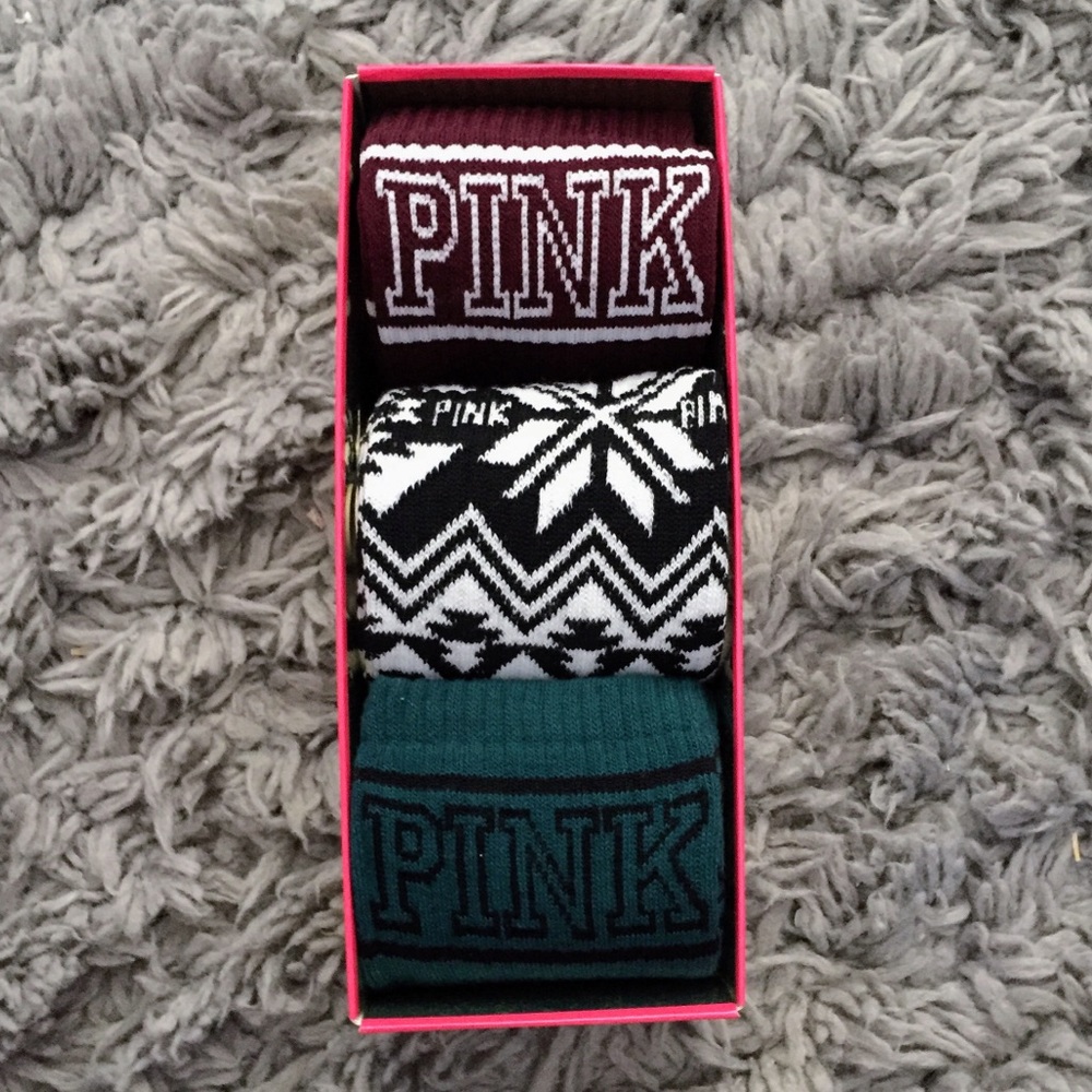 PINK Knee High Socks